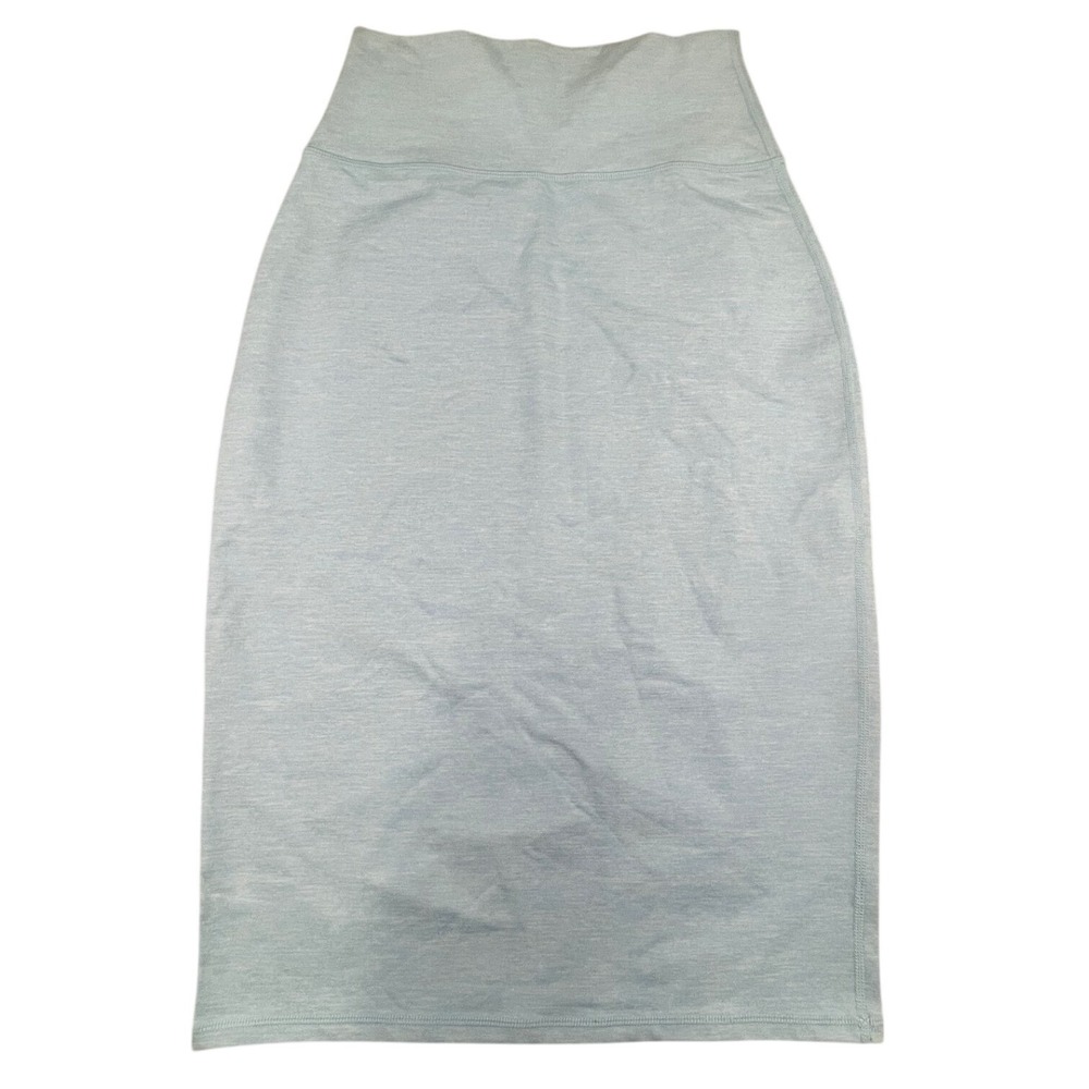 NWT Aerie OFFLINE The Hugger Midi Skirt‎ Light Blue Heather High Waisted XS
